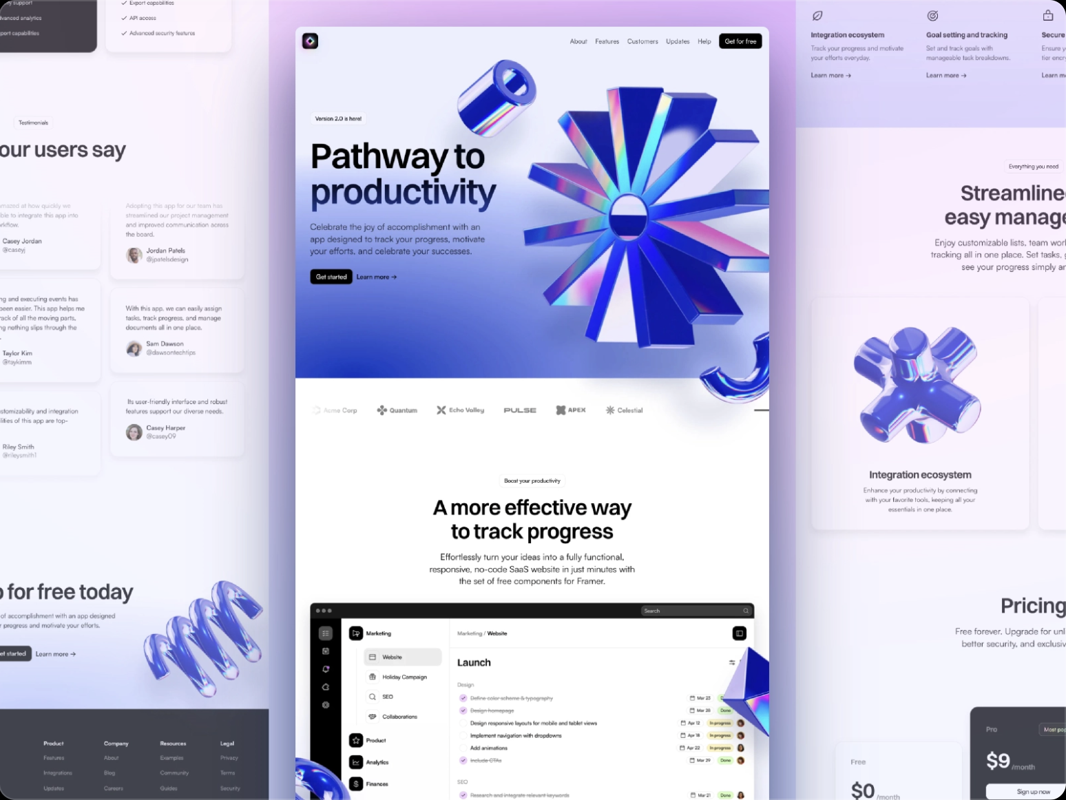 Saas Website